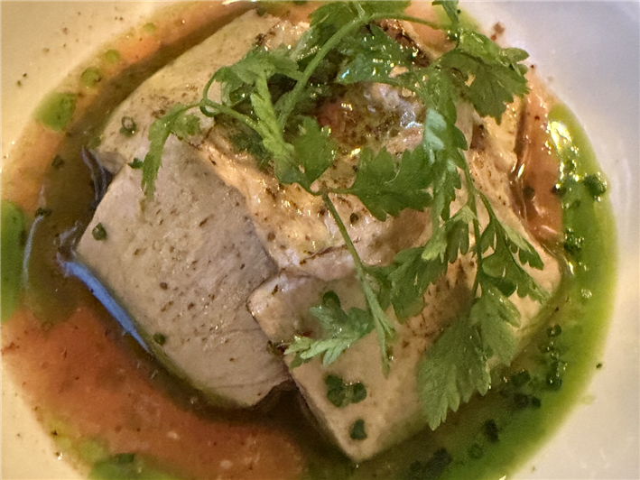 tuna and aubergine